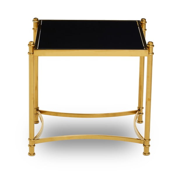 Măsuță auxiliară cu blat din sticlă 50x56 cm Ackley – Premier Housewares-image-2