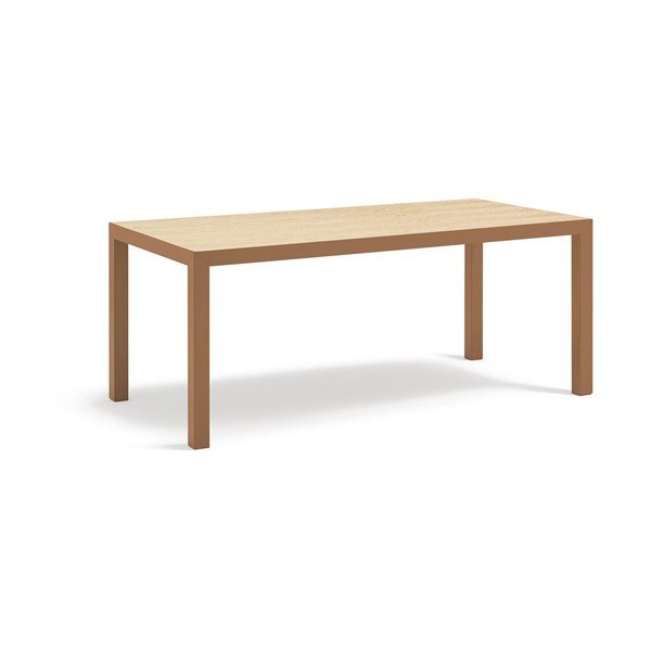Masă de dining cu blat din lemn de stejar 75x180 cm Alma – Teulat