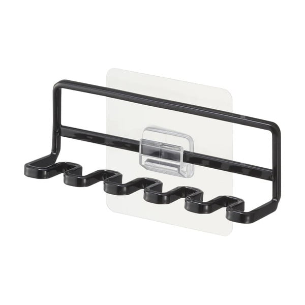 Suport pentru periuța de dinți negru autoadeziv din metal Film Hook – YAMAZAKI