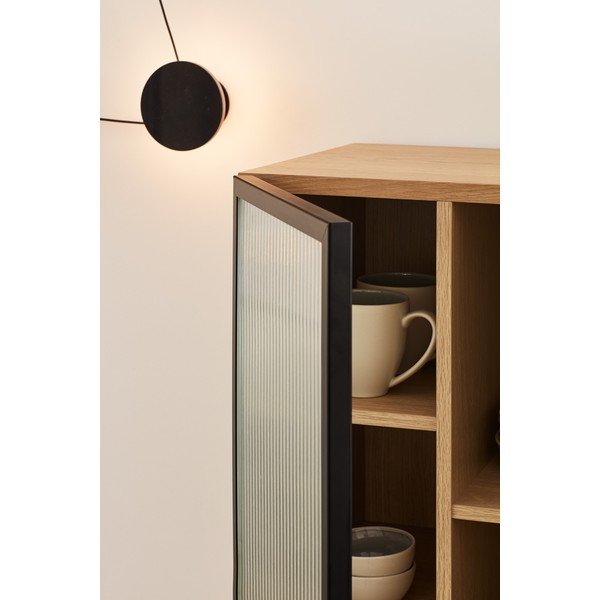 Comodă în decor de stejar Teulat Blur, lățime 70 cm-image-1