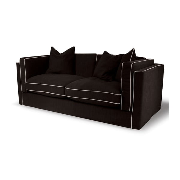 Canapea cu 2 locuri Rodier Organdi, negru