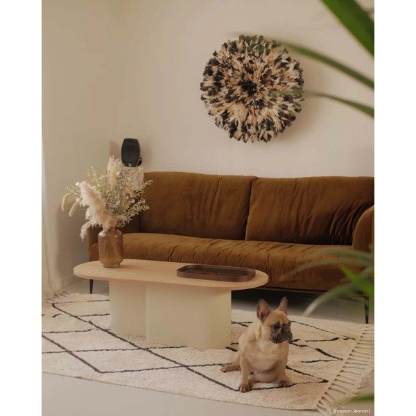 Covor crem lavabil/țesut manual din bumbac 140x200 cm Bereber Beige – Lorena Canals-image-4