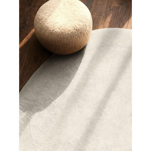 Covor crem țesut manual rotund din amestesc de lână ø 160 cm Kari Organic – Villeroy&Boch-image-2