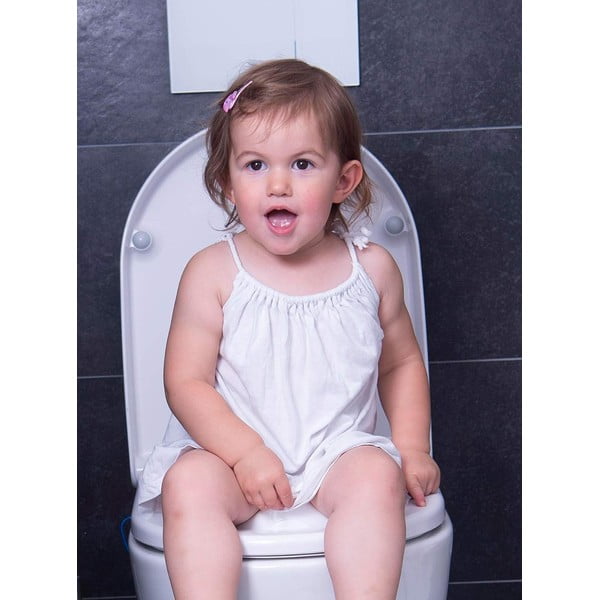 Reductor capac WC pentru copii roz închis Bella Bambina – Rotho-image-1