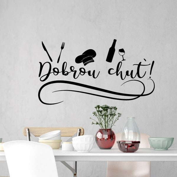 Autocolant perete cu mesaje Ambiance Dobrou chuť-image-2
