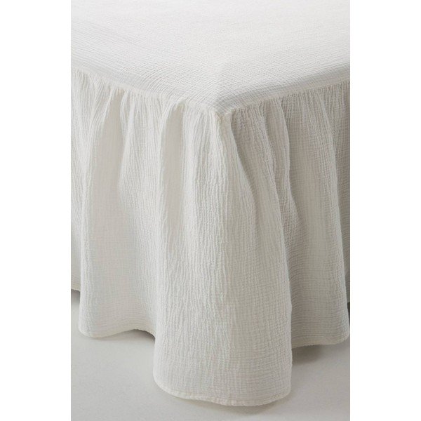 Cuvertură crem din muselină 90x200 cm Amilia – Jotex-image-2