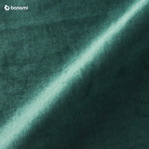 Canapea extensibilă din catifea devichy Rothe, 256 cm, verde închis-image-1