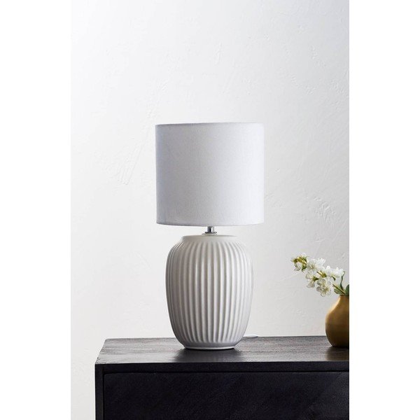 Veioză albă din ceramică (înălțime 41 cm) Karlsson – Jotex-image-2