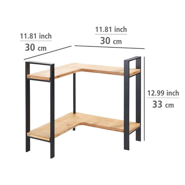 Raft de perete pentru bucătărie Wenko Lou, 30 x 33 cm-image-4