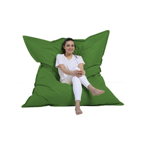 Fotoliu bean bag verde Yonah – Floriane Garden-image-1