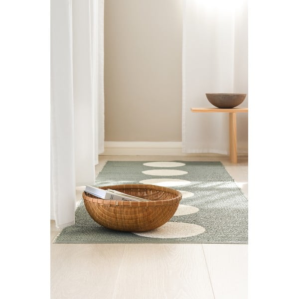 Covor tip traversă pentru interior și exterior verde 70x150 cm Vera Army – Pappelina-image-3