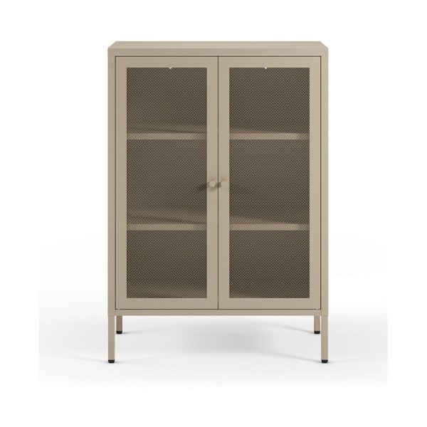 Dulap crem din metal 70x100x40 cm Fayna – Marckeric