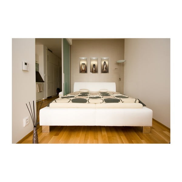 Set 3 autocolante cu efect 3D Ambiance Wooden Vases-image-3