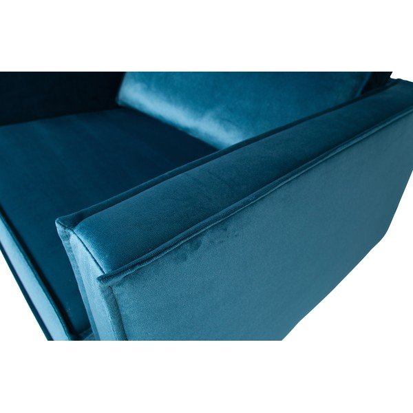 Fotoliu cu husă din catifea BePureHome Rodeo Velvet, albastru-image-1