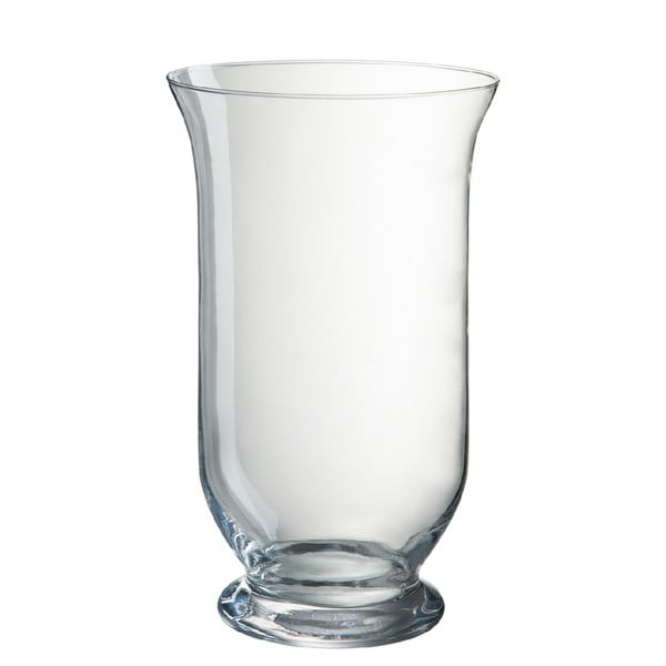 Vază din sticlă J-Line Hurric, înălțime 25 cm