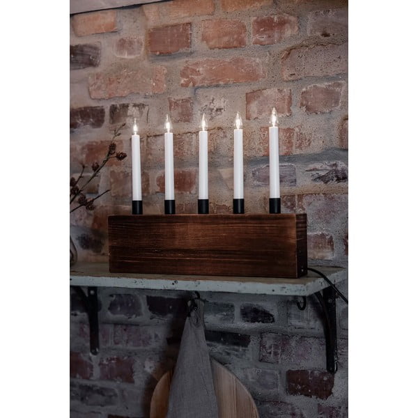 Decorațiune luminoasă de Crăciun maro Albero – Markslöjd-image-1