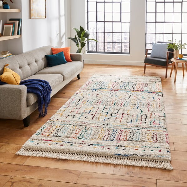 Covor bej 290x200 cm Boho - Think Rugs-image-1