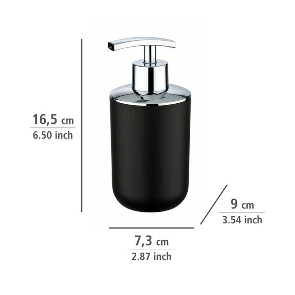 Dozator săpun Wenko Brasil, negru-image-3