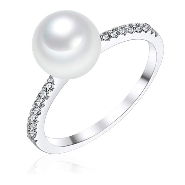 Inel cu perlă Pearls Of London South Sea White, 1,3 cm