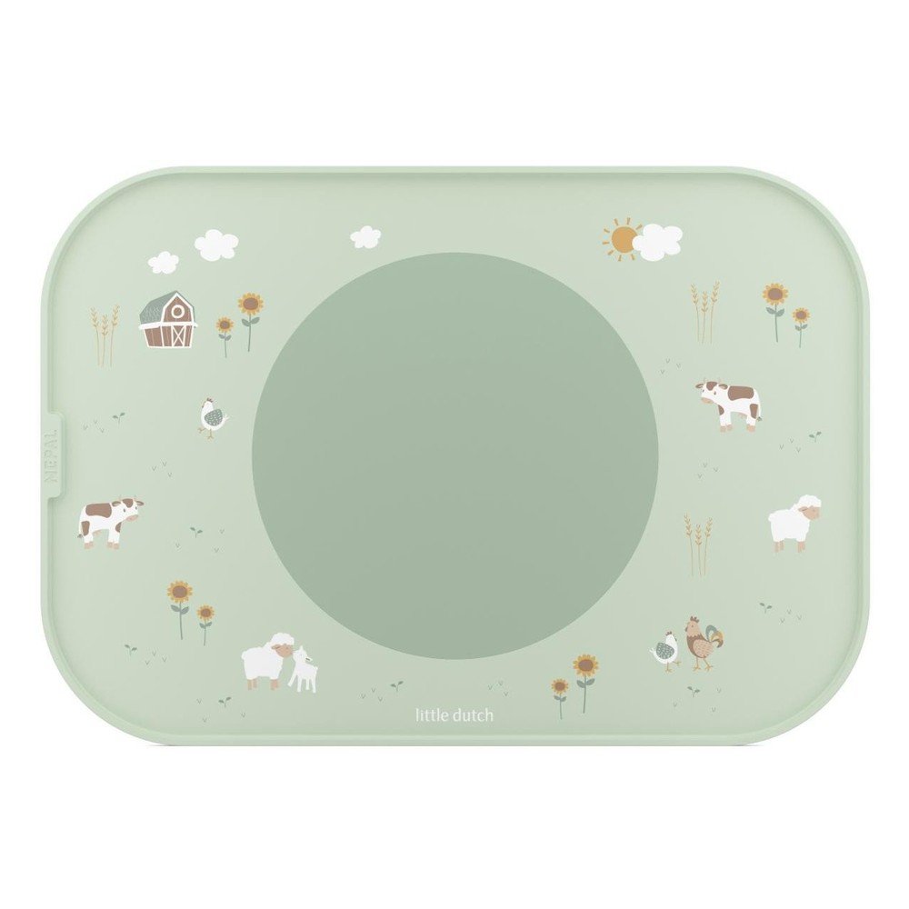 Suport de farfurie pentru copii din plastic/din silicon 28x40 cm Little Farm – Mepal