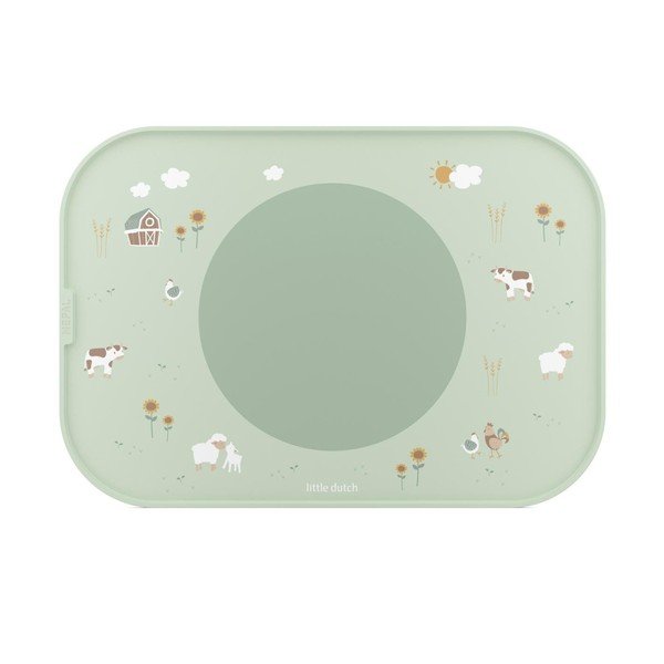Suport de farfurie pentru copii din plastic/din silicon 28x40 cm Little Farm – Mepal