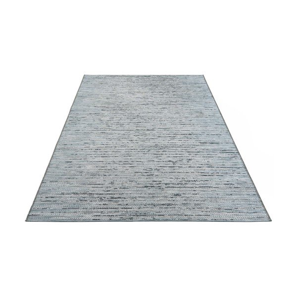 Covor adecvat și pentru exterior Elle Decoration Curious Laval, 77 x 150 cm, albastru - antracit-image-1