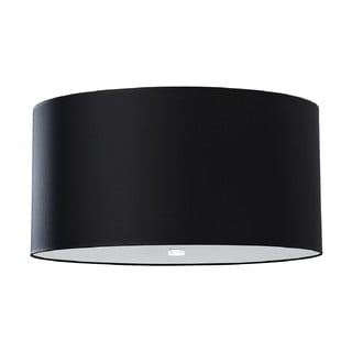 Plafonieră neagră cu abajur din sticlă ø 50 cm Volta - Nice Lamps