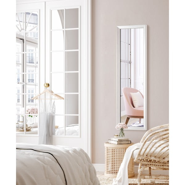 Oglindă de perete albă 47x147 cm Paris - Styler -image-1