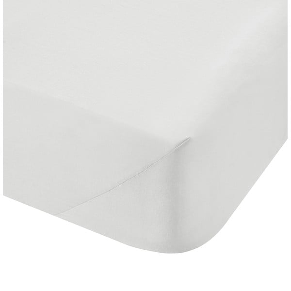 Cearșaf din bumbac Bianca Classic, 135 x 190 cm, alb