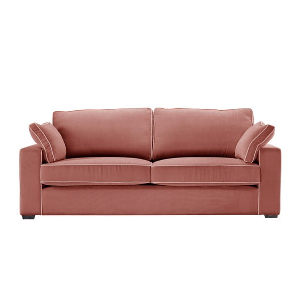 Canapea cu 3 locuri Jalouse Maison Serena, roz