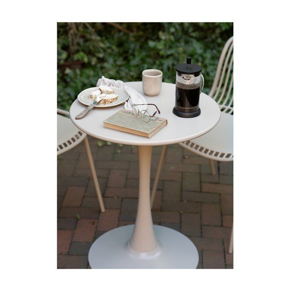 Masă  de grădină rotundă din metal ø 60 cm Meira – House Nordic-image-2