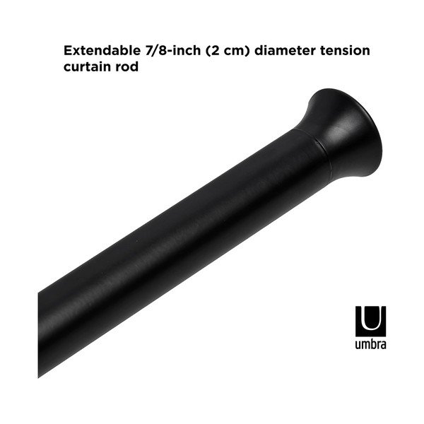 Galerie de perdea extensibilă 137-229 cm din oțel Chroma – Umbra-image-4