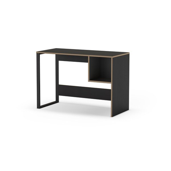 Birou cu blat negru 50x110 cm Lyly – Marckeric-image-3