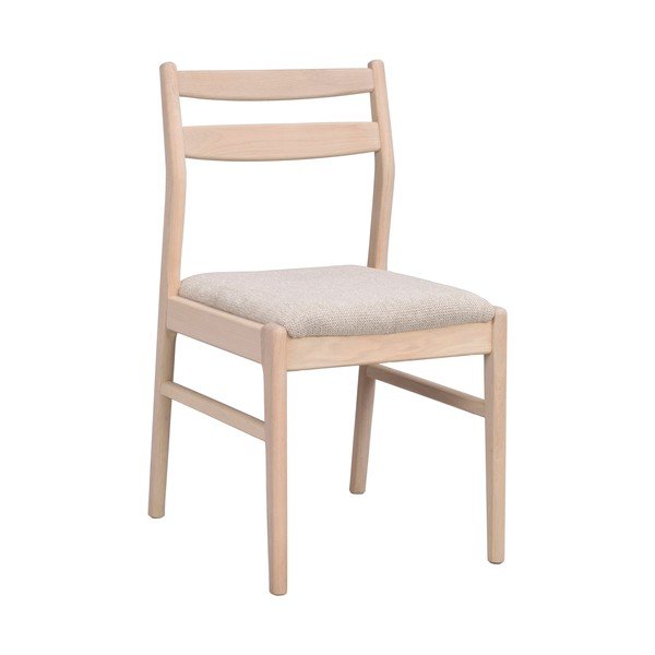 Scaun de dining crem/în culoare naturală deschisă din lemn de stejar Kerwin – Rowico