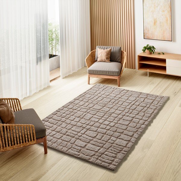 Covor bej 126x190 cm Juno – Universal-image-1