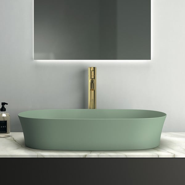 Chiuvetă verde din ceramică 60x38 cm Ipalyss – Ideal Standard-image-1