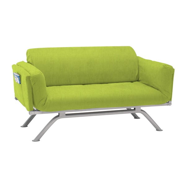 Canapea extensibilă cu 3 locuri 13Casa Kargo, verde
