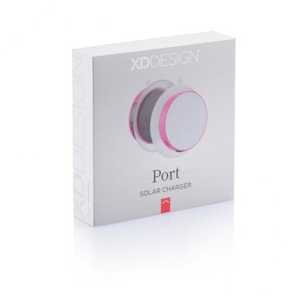 Încărcător solar XD Design Port, roz-image-3