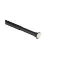 Bară pentru perdea de duș negru-mat 106 - 182 cm Chroma – Umbra