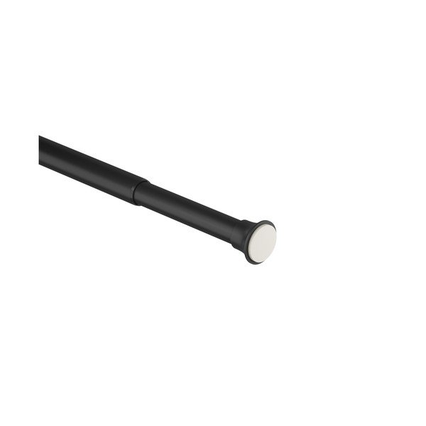 Bară pentru perdea de duș negru-mat 106 - 182 cm Chroma – Umbra