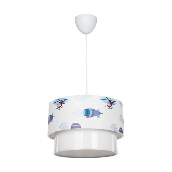 Lustră pentru copii albă/albastră ø 30 cm – Squid Lighting-image-2