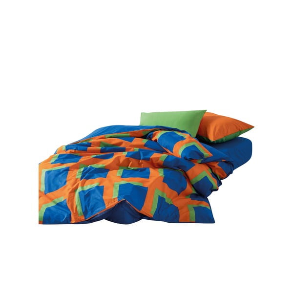 Lenjerie de pat din bumbac ranforcé pentru pat dublu, extinsă cu cearceaf inclus, cu 4 piese 200x220 cm Venus – Mijolnir