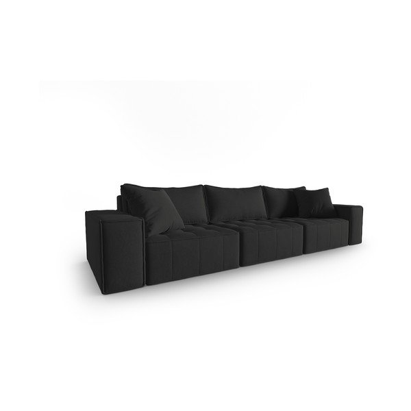 Canapea neagră 292 cm Mike – Micadoni Home-image-2
