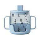Cană pentru copii Design Letters Grow With Your Cup, albastru deschis