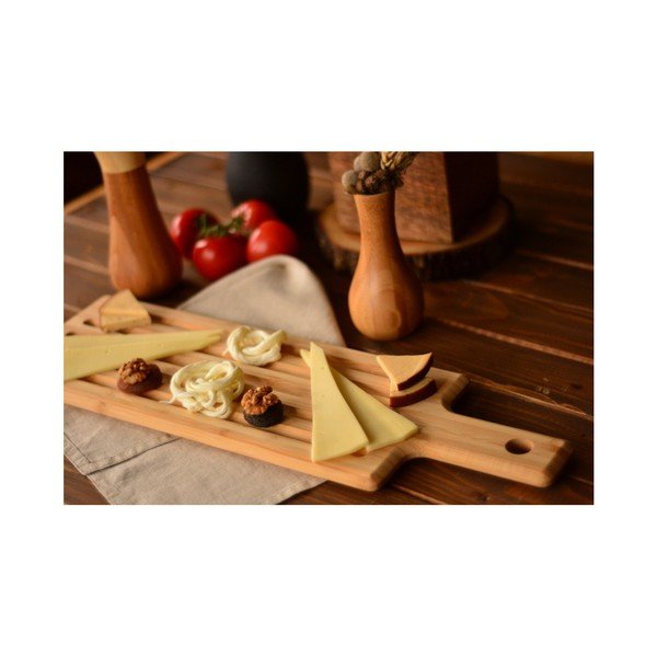 Tocător servire friptură din bambus Bambum Grill, lungime 40 cm-image-2