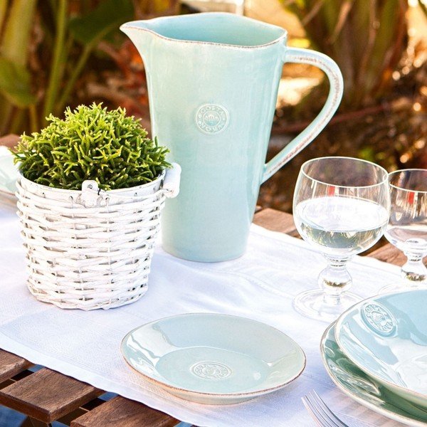 Cană din gresie ceramică Costa Nova, 1,5 l, turcoaz-image-1