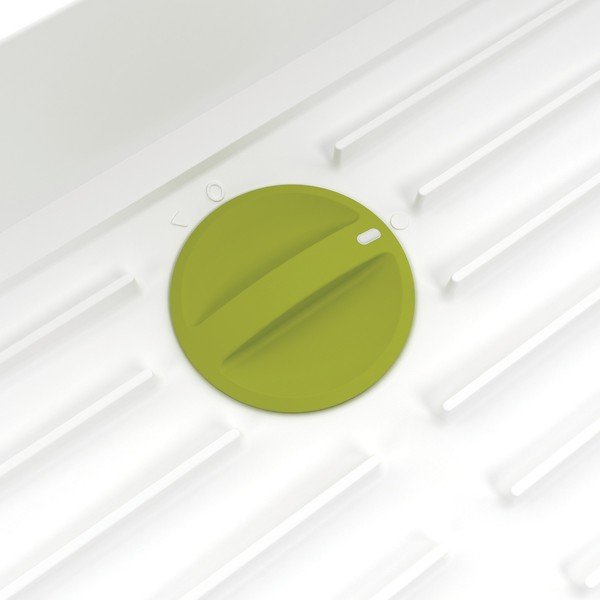 Suport extensibil pentru scurs vase Joseph Joseph Extend, verde - alb-image-2