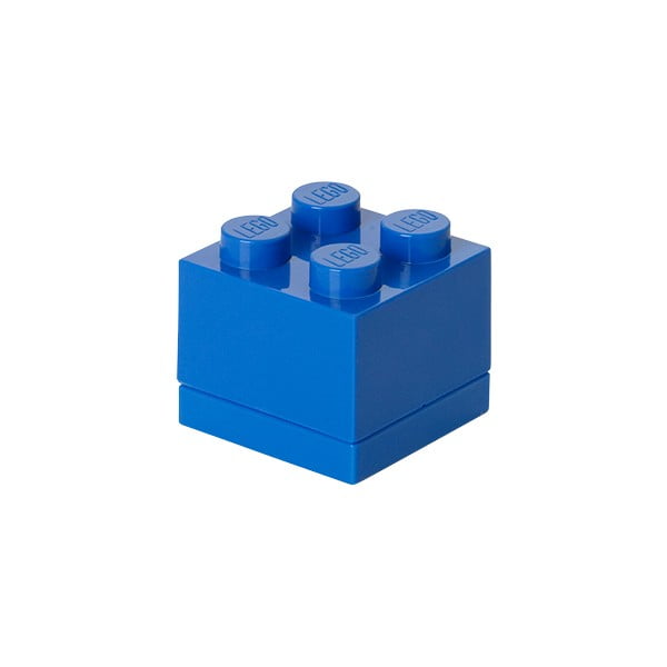 Cutie depozitare LEGO® Mini Box Blue, albastru