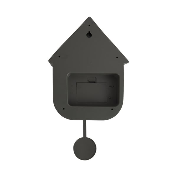 Ceas cu pendul pentru perete Karlsson Modern Cuckoo, 21,5 x 41,5 cm, verde-image-3