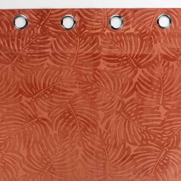 Draperie cărămizie din catifea 140x240 cm Analia – douceur d'intérieur-image-2